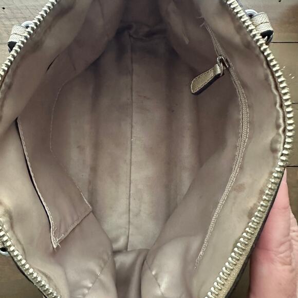 Coach Peyton Mini Metallic Crossbody Purse - Picture 8 of 9